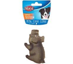 Trixie Hundespielzeug - Hundespielzeug Borstenschwein aus Latex, ca. B10 cm