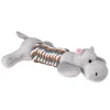 Trixie Hundespielzeug - Hundespielzeug Figur mit Tau, 2 Figuren, ca. B32 cm