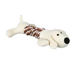 Trixie Hundespielzeug - Hundespielzeug Figur mit Tau, 2 Figuren, ca. B32 cm