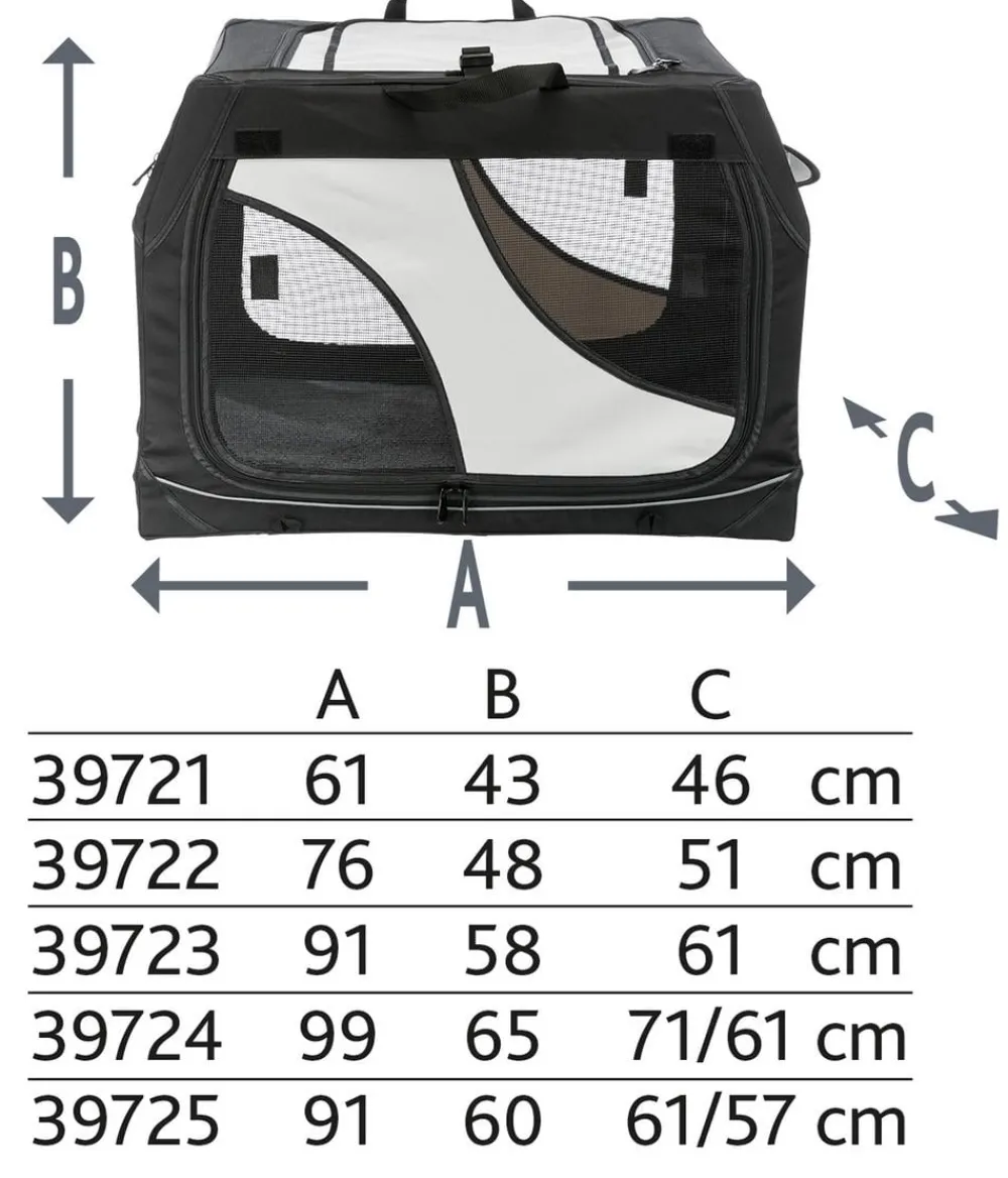 Trixie Hundetransportboxen > Hundetranportbox Vario, /grau