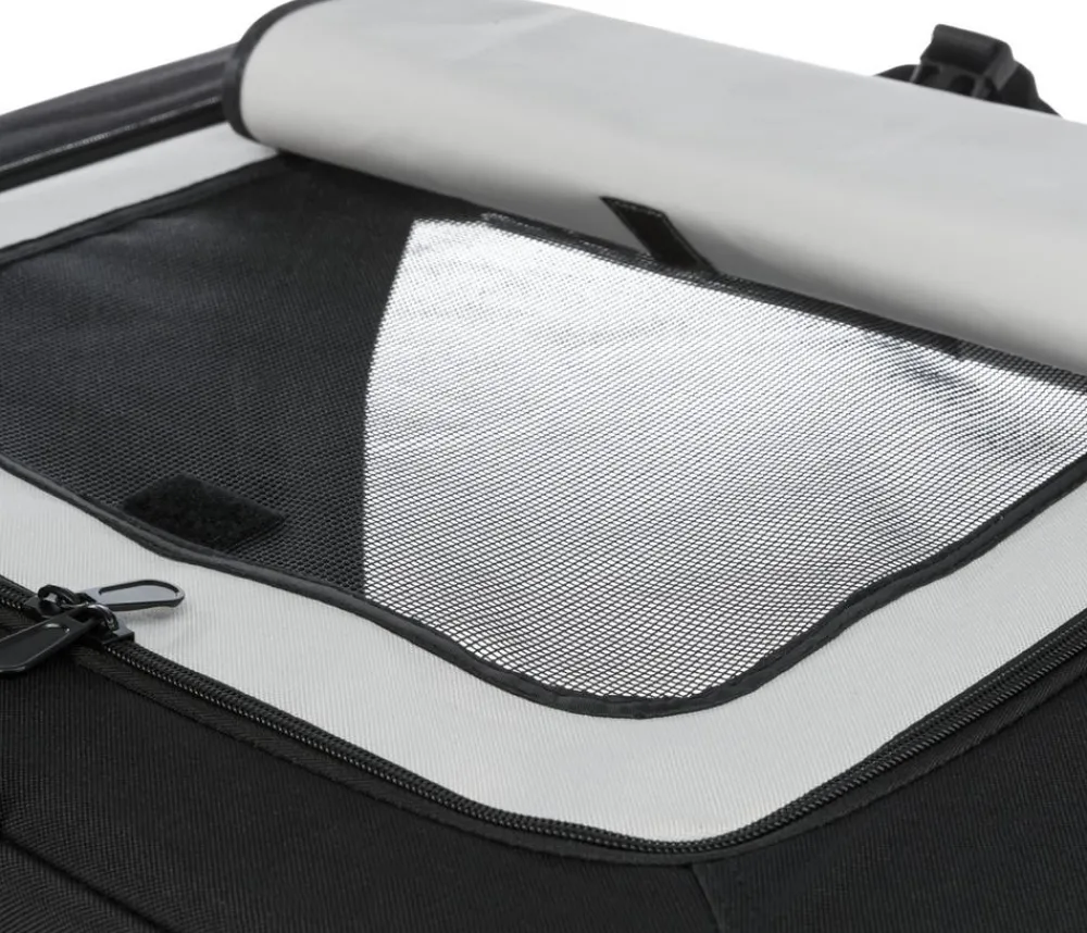 Trixie Hundetransportboxen - Hundetranportbox Vario, /grau Schwarz