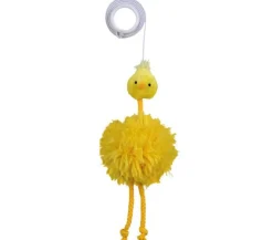 Trixie Katzenspielzeug Huhn am Gummiband, 20 cm New