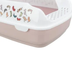 Trixie Katzenklo - Katzentoilette Delio, flieder/, ca. B50/H20/T38 cm