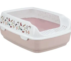 Trixie Katzenklo - Katzentoilette Delio, flieder/, ca. B50/H20/T38 cm