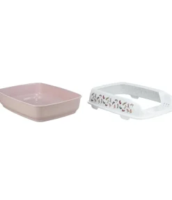 Trixie Katzenklo - Katzentoilette Delio, flieder/, ca. B50/H20/T38 cm