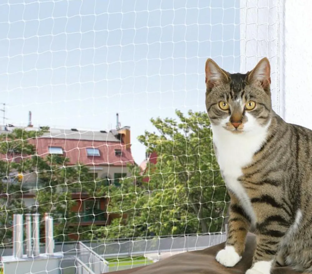 Trixie Katzenzubehör Schutznetz, Transparent Online
