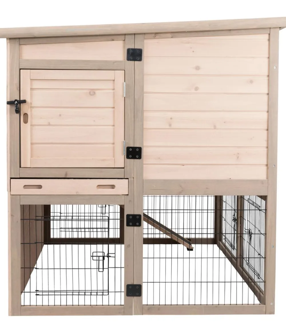 Trixie Kleintierstall XL mit Wärmedämmung, ca. B120/H98/T94 cm Hellbraun Online