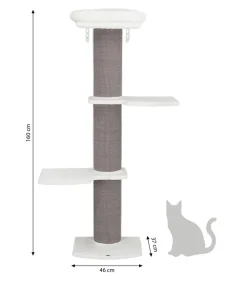 Trixie Kratzbaum Acadia, , ca. B46/H160/T37 cm Grau New