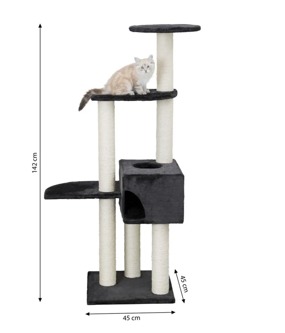 Trixie Kratzbaum Alicante, ca. B45/H142/T45 cm Anthrazit New