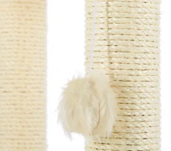 Trixie Kratzbäume & Kratzmöbel - Kratzbaum Baza, ca. B41/H50/T41 cm Creme