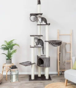 Trixie Kratzbaum Madrid, , ca. B68/H245-270/T44 cm Grau New