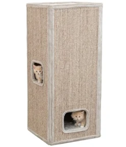 Trixie Kratzbäume & Kratzmöbel - Kratzturm Juno, , ca. B45/H116/T45 cm Grau