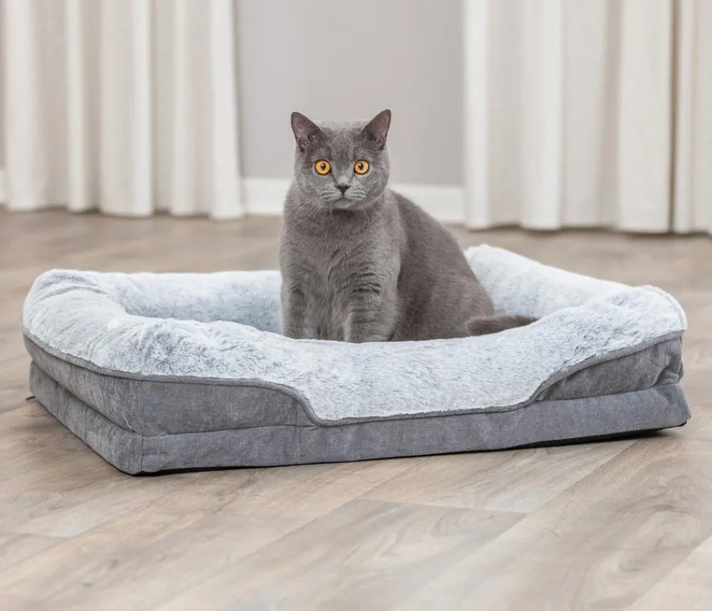 Trixie Orthopädisches Kuschebett Vita ino Grau Clearance