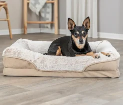 Trixie Betten & Kissen|Hundebetten & Körbe - Orthopädisches Kuschebett Vita ino Beige