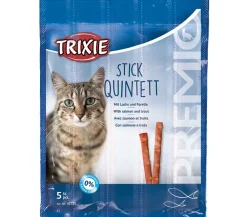 Trixie Katzenleckerlies & Getränke > Premio Katzensnack Stick Quinett, 5 x 5 g