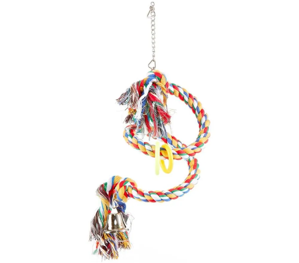 Trixie Mehr Vogelzubehör > Spielzeug Tau-Sitzspirale für Vögel, 50 cm