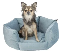 Trixie Tierbett Natalya, rund, ca. Ø50/H22 cm Hellblau Discount