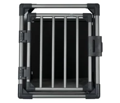 Trixie Hundetransportboxen - Tranportbox für Hunde, Auiniu, grafit Grau