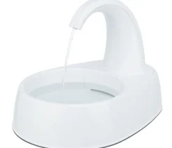 Trixie Hundenäpfe & Tränken|Trinkbrunnen - Trinkbrunnen Curved Stream, , 2,5 l Weiß
