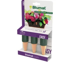 Blumat Bewässerungssysteme & Pumpen - Tropf- Flaschenadapter mit Tonkegel für Topfpflanzen, 3 Stk.