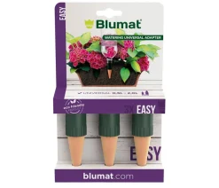 Blumat Bewässerungssysteme & Pumpen - Tropf- Flaschenadapter mit Tonkegel für Topfpflanzen, 3 Stk.