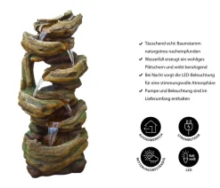 Ubbink Gartenbrunnen > Acqua Arte Polyresin-Gartenbrunnen Trabia, ca. H105 cm