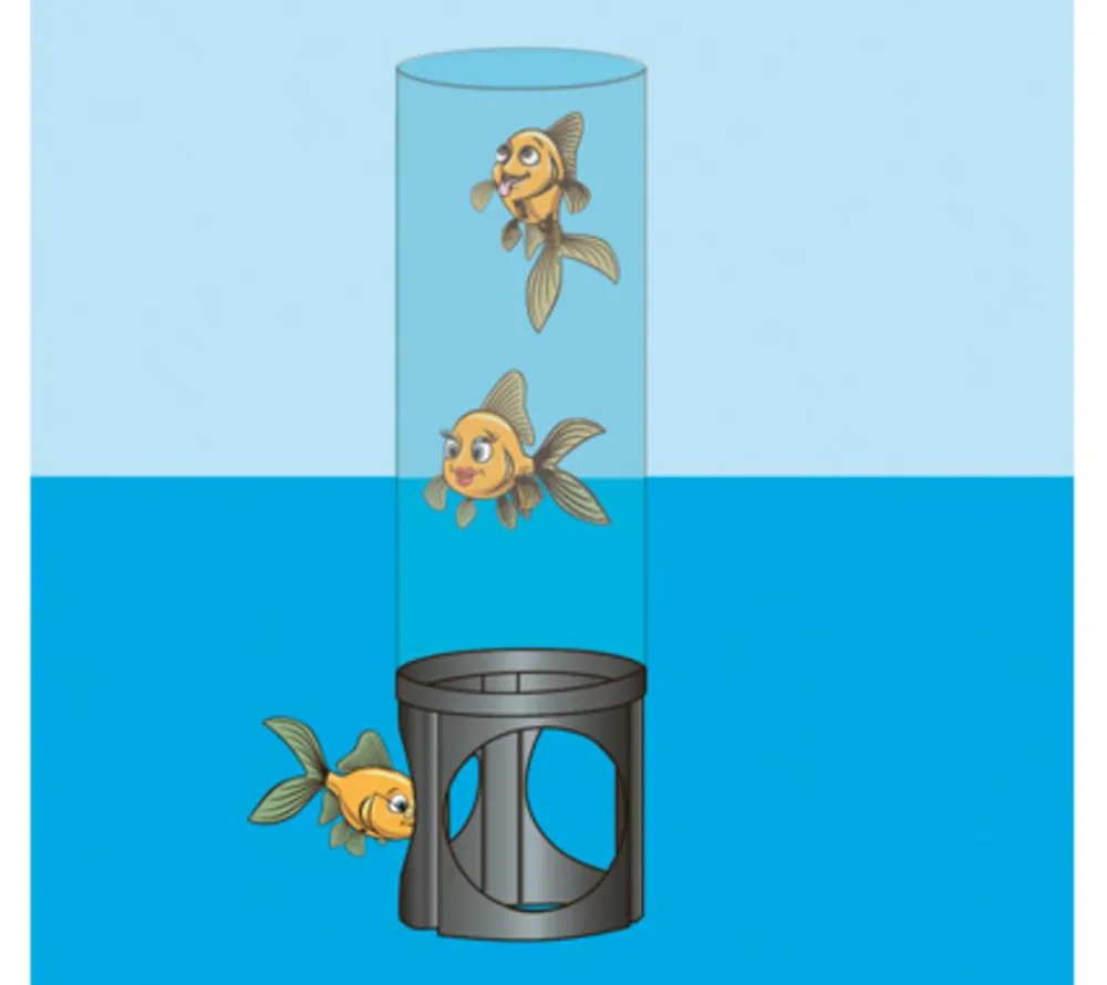 Ubbink Gartenteich·Teichzubehör & Teichpflege|Teichzubehör & Teichpflege - Fischsäule Transparent