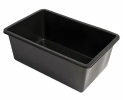 Ubbink HDPE-Fertigteich Quadra C3, ca. B118/H44/T78 cm, 365 l Schwarz New