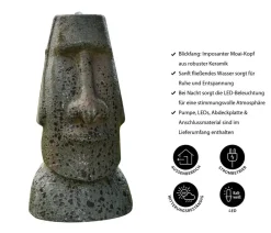 Ubbink Keramik-Gartenbrunnen Orito, ca. B36/H65/T31cm Sale