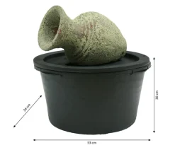 Ubbink Keramik-Gartenbrunnen Larissa, ca. B53/H30/T34 cm Hot