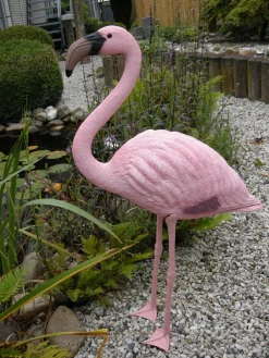 Ubbink Gartenteich·Teichzubehör & Teichpflege|Teichzubehör & Teichpflege > Kunststoff-Flamingo, ca. B58/H91,5/T24 cm