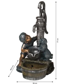 Ubbink Polyresin-Gartenbrunnen Acqua Arte Regina, ca. H77 cm New