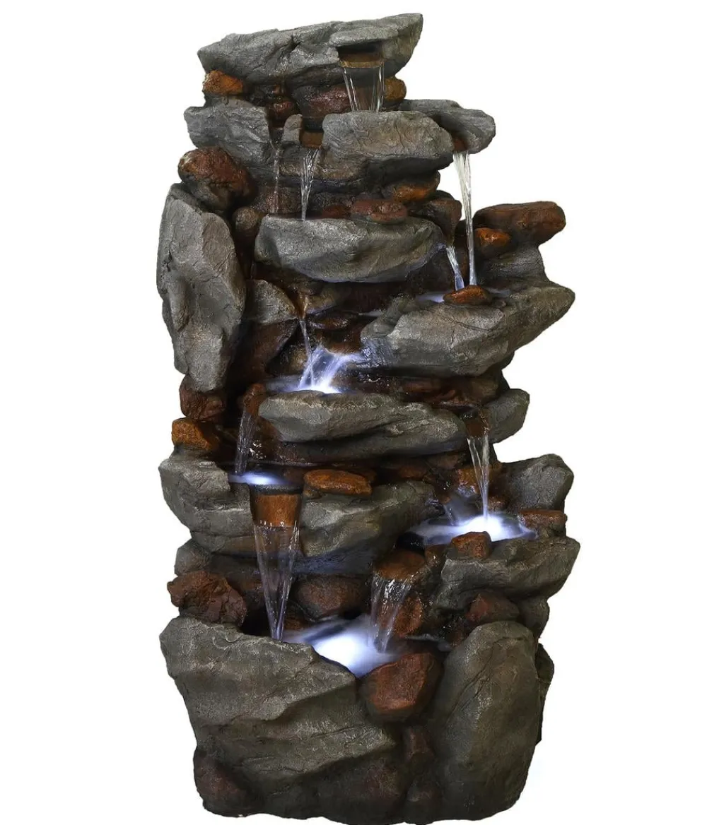 Ubbink Polyresin-Gartenbrunnen Acqua Arte Bonorva, ca. H127 cm New