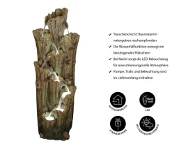 Ubbink Polyresin-Gartenbrunnen Acqua Arte Tiros, ca. H200 cm New