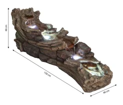Ubbink Gartenbrunnen - Polyresin-Gartenbrunnen Acqua Arte Kalloni, ca. H207 cm