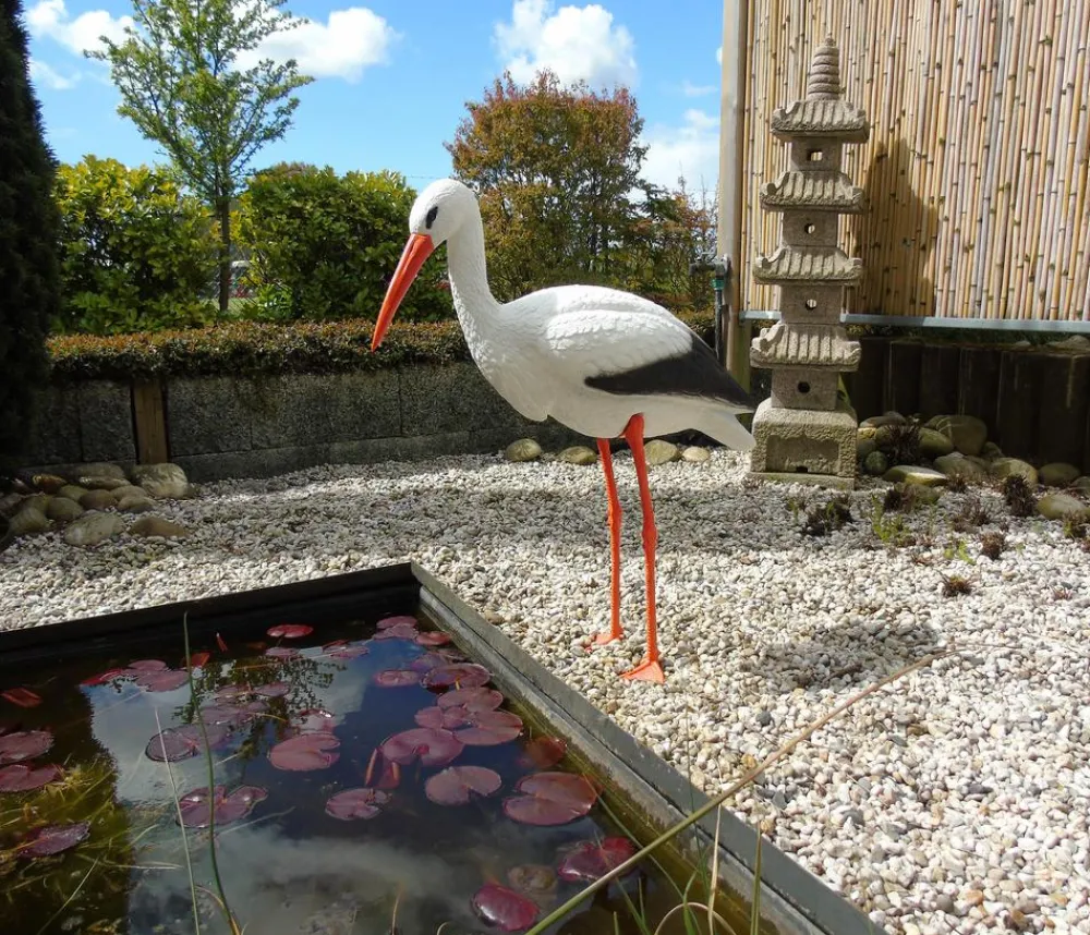 Ubbink Storch inkl. Erdspieß, ca. B26/H87/T66 cm Weiß Online