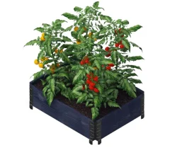 upyard Hochbeet-Aufsatzrahmen, ca. B80/H19,5/T60 cm Schwarz Best