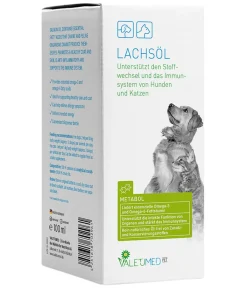 VALETUMED Nahrungsergänzung Für Tiere|Nahrungsergänzung Hund > Ergänzungsfutter für Hunde & Katzen Lachsöl, 100 ml