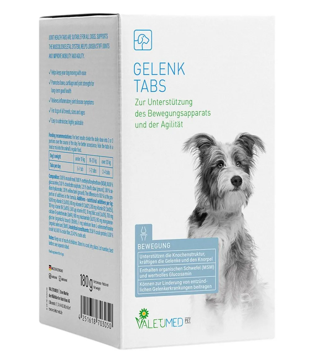 VALETUMED Ergänzungsfutter für Hunde Gelenk Tabs, 180 g Online