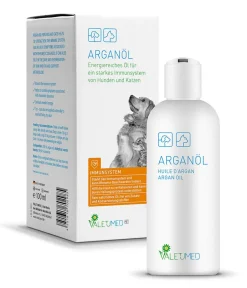 VALETUMED Ergänzungsfutter für Hunde & Katzen Arganöl, 100 ml