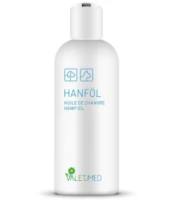 VALETUMED Nahrungsergänzung Für Tiere|Nahrungsergänzung Hund - Ergänzungsfutter für Hunde & Katzen Hanföl, 100 ml