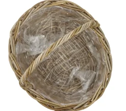 Van der Leeden Rattan-Korb mit Henkel, oval, Braun Online