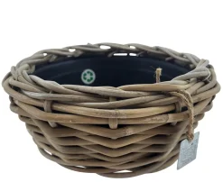 Van der Leeden Blumentöpfe & Übertöpfe > Rattan-Schale Drypot, rund, , ca. Ø30/H12 cm