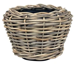 Van der Leeden Rattan-Topf Drypot, rund, /