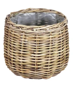 Van der Leeden Blumentöpfe & Übertöpfe > Rattan-Topf, rund,