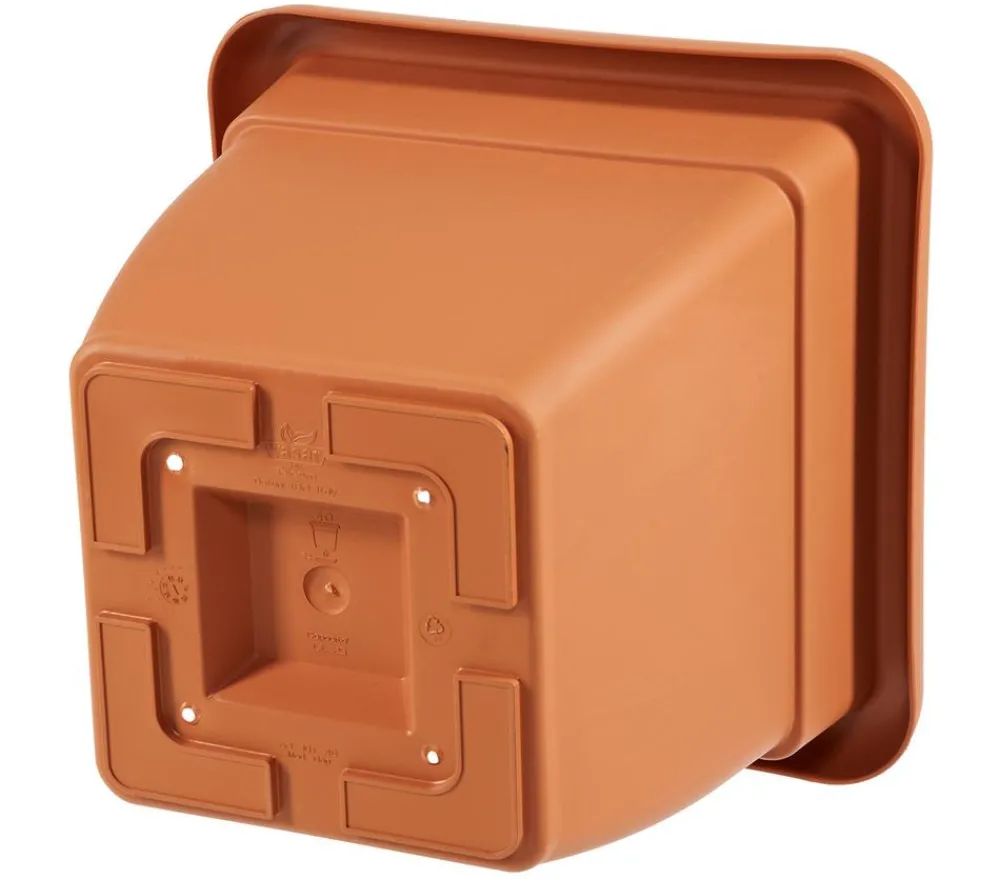Vasar Blumentöpfe & Übertöpfe - Kunststoff-Topf Atena, eckig Orange