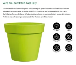 VECA Blumentöpfe & Übertöpfe > XXL Kunststoff-Topf Easy, rund