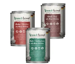 Venandi Animal Nassfutter Katze > Nassfutter für Katzen Adult Probierpaket 1, 6 x 400 g
