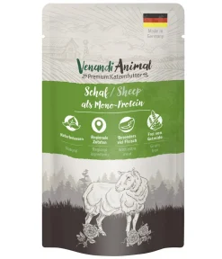 Venandi Animal Nassfutter für Katzen Monoprotein, Adult, 125 g New