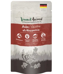 Venandi Animal Nassfutter für Katzen Monoprotein, Adult, 125 g New